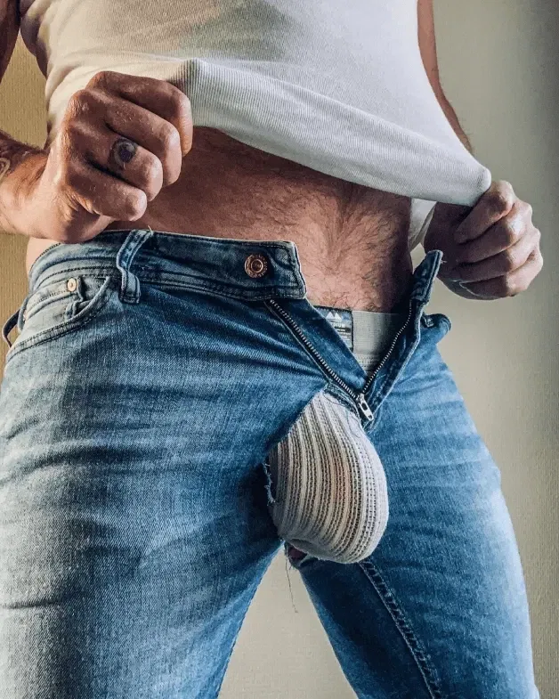 Photo by DirtyDaddyFunStuff with the username @DirtyDaddyPorn, who is a verified user,  April 14, 2024 at 12:18 AM and the text says 'Jockstrap Saturday 2  #jocks #Jockstraps #underwear #ass #fucking #hung #lockerrooms #sports #manly'