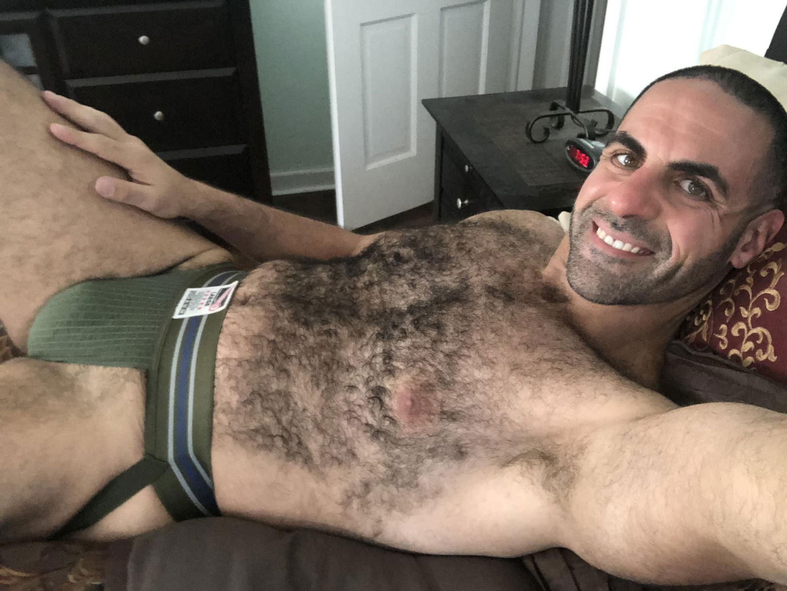 Photo by DirtyDaddyFunStuff with the username @DirtyDaddyPorn, who is a verified user,  December 9, 2023 at 12:23 AM and the text says '#hairy hunks #apmpits'