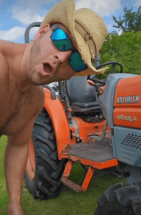 Album by DirtyDaddyFunStuff with the username @DirtyDaddyPorn, who is a verified user,  July 3, 2024 at 11:17 PM and the text says '#farmers and #cowboys'