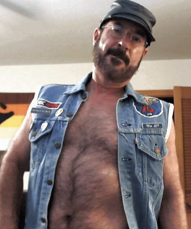 Album by DirtyDaddyFunStuff with the username @DirtyDaddyPorn, who is a verified user,  May 1, 2024 at 12:17 AM and the text says 'Men 3 #muscles #hairy #buff #otters #manly #counryboys'