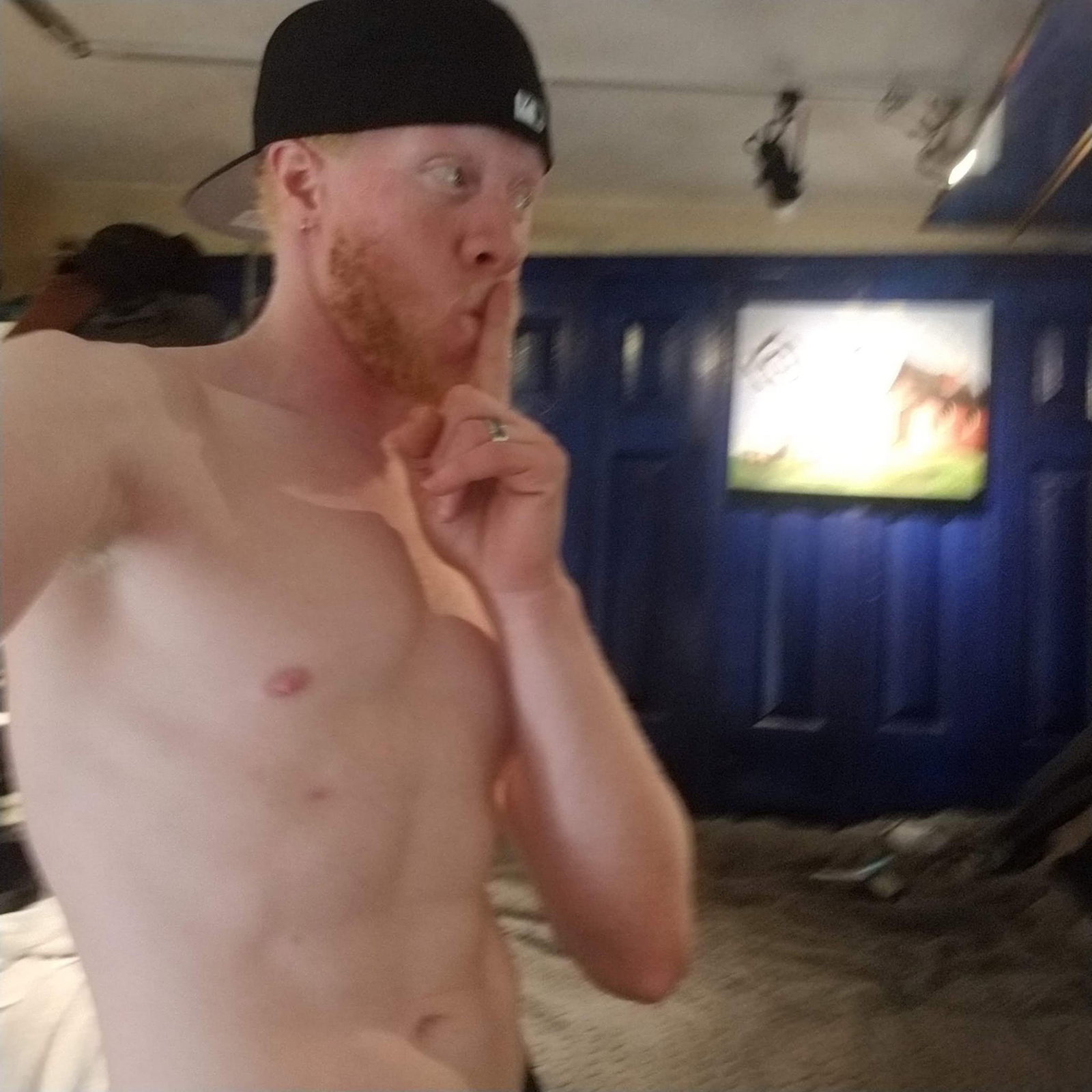 Photo by DirtyDaddyFunStuff with the username @DirtyDaddyPorn, who is a verified user,  June 12, 2024 at 1:04 AM and the text says '#muscles #gingers #hairy #daddy'