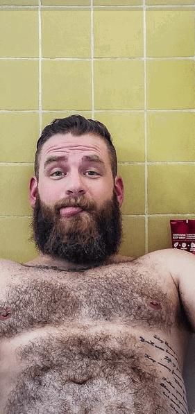 Watch the Photo by DirtyDaddyFunStuff with the username @DirtyDaddyPorn, who is a verified user, posted on February 15, 2024 and the text says '#stubble #daddies #tats #muscles #beards #bears #hairy'