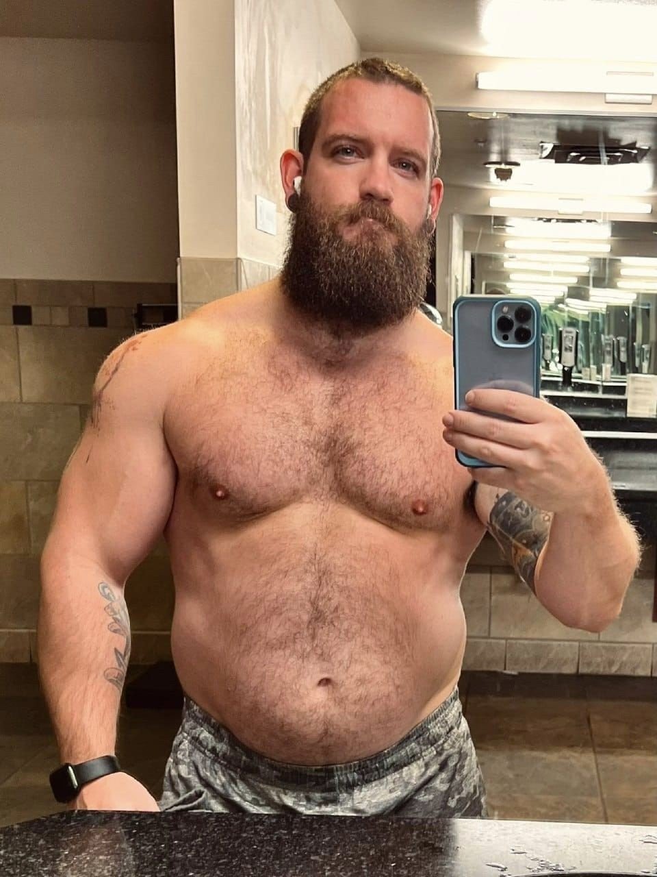 Photo by DirtyDaddyFunStuff with the username @DirtyDaddyPorn, who is a verified user,  January 9, 2024 at 7:51 PM and the text says '#hairy #bears and sexy men'