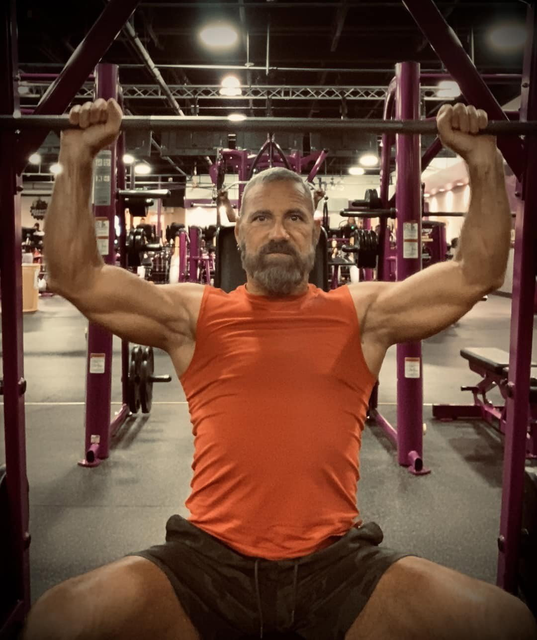 Photo by DirtyDaddyFunStuff with the username @DirtyDaddyPorn, who is a verified user,  December 8, 2023 at 12:58 AM and the text says '#Buff #daddy #pecs #muscles #beefy #butch #bear #beards'