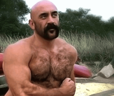 Album by DirtyDaddyFunStuff with the username @DirtyDaddyPorn, who is a verified user,  May 1, 2024 at 12:17 AM and the text says 'Men 3 #muscles #hairy #buff #otters #manly #counryboys'