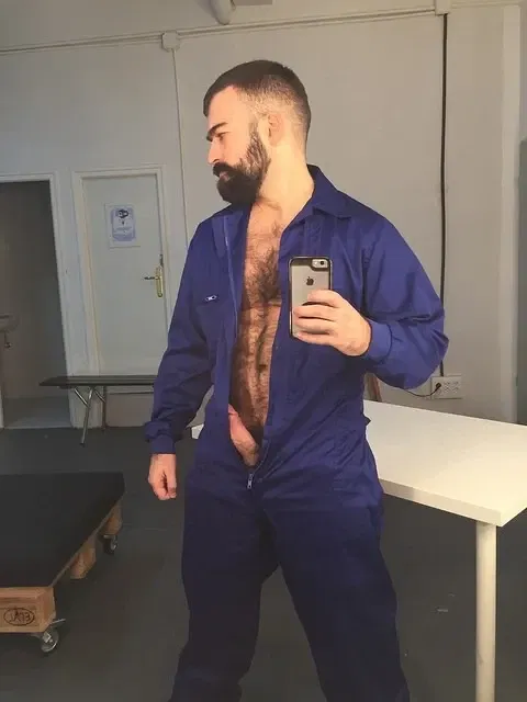 Album by DirtyDaddyFunStuff with the username @DirtyDaddyPorn, who is a verified user,  April 18, 2024 at 10:12 PM and the text says 'Hot Mix 3 #cum #hung #uniforms #bears #beards #hairy #hunters #countryboys'