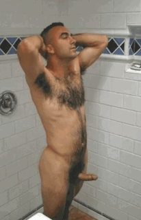 Photo by DirtyDaddyFunStuff with the username @DirtyDaddyPorn, who is a verified user,  January 22, 2024 at 8:16 PM and the text says 'Butch and #hairy #armpits #stubble #hung'