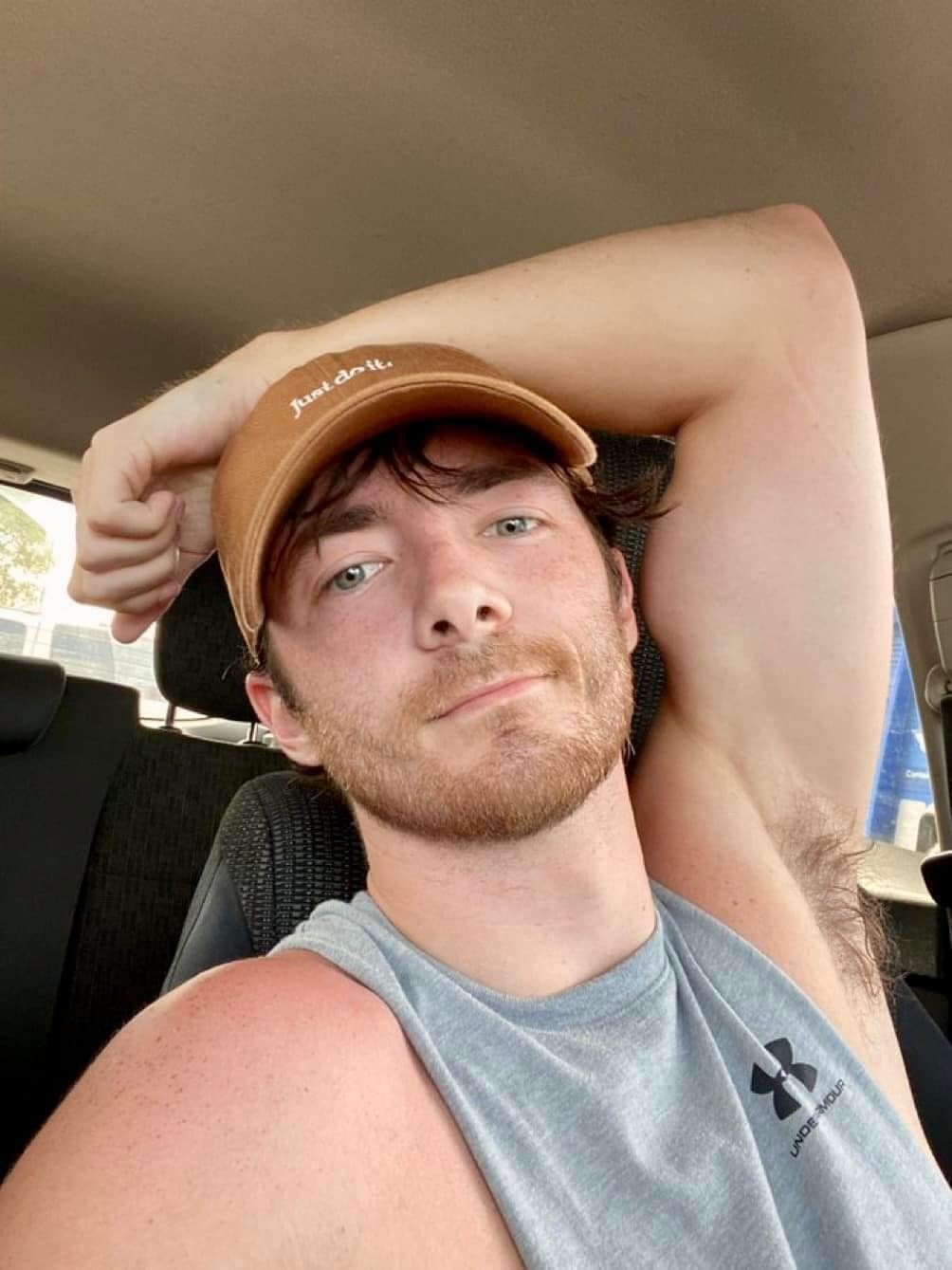 Photo by DirtyDaddyFunStuff with the username @DirtyDaddyPorn, who is a verified user,  April 3, 2024 at 6:57 PM and the text says '#cowboys #countryboys and #hairy Hunks #beards #stubble #gingers'