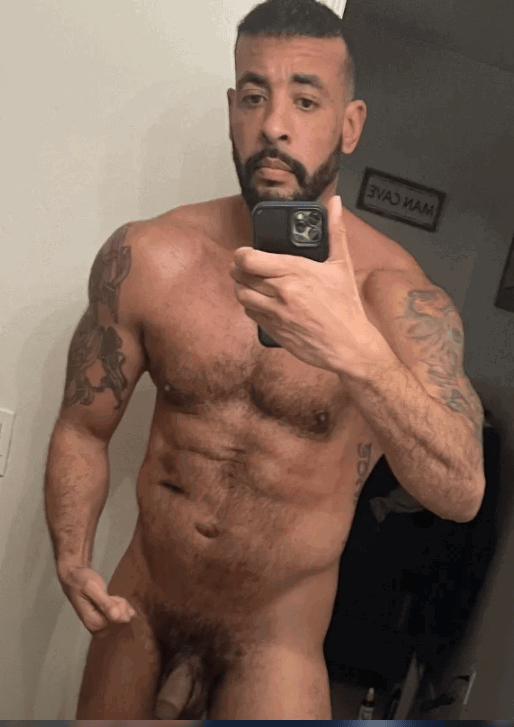 Photo by DirtyDaddyFunStuff with the username @DirtyDaddyPorn, who is a verified user,  May 2, 2024 at 8:39 PM and the text says 'Hot 16 #leather #hairy #muscles #ass'