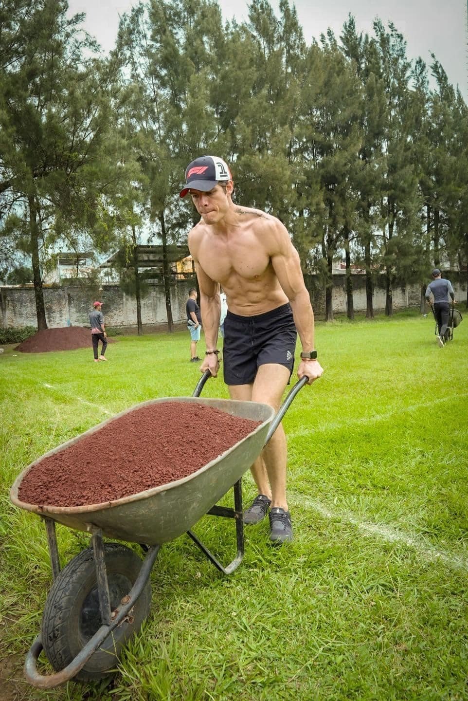 Photo by DirtyDaddyFunStuff with the username @DirtyDaddyPorn, who is a verified user,  April 28, 2024 at 9:49 PM and the text says 'Hot 13 #twinks #construction #cowboys #countryboys #muscles #stubble'