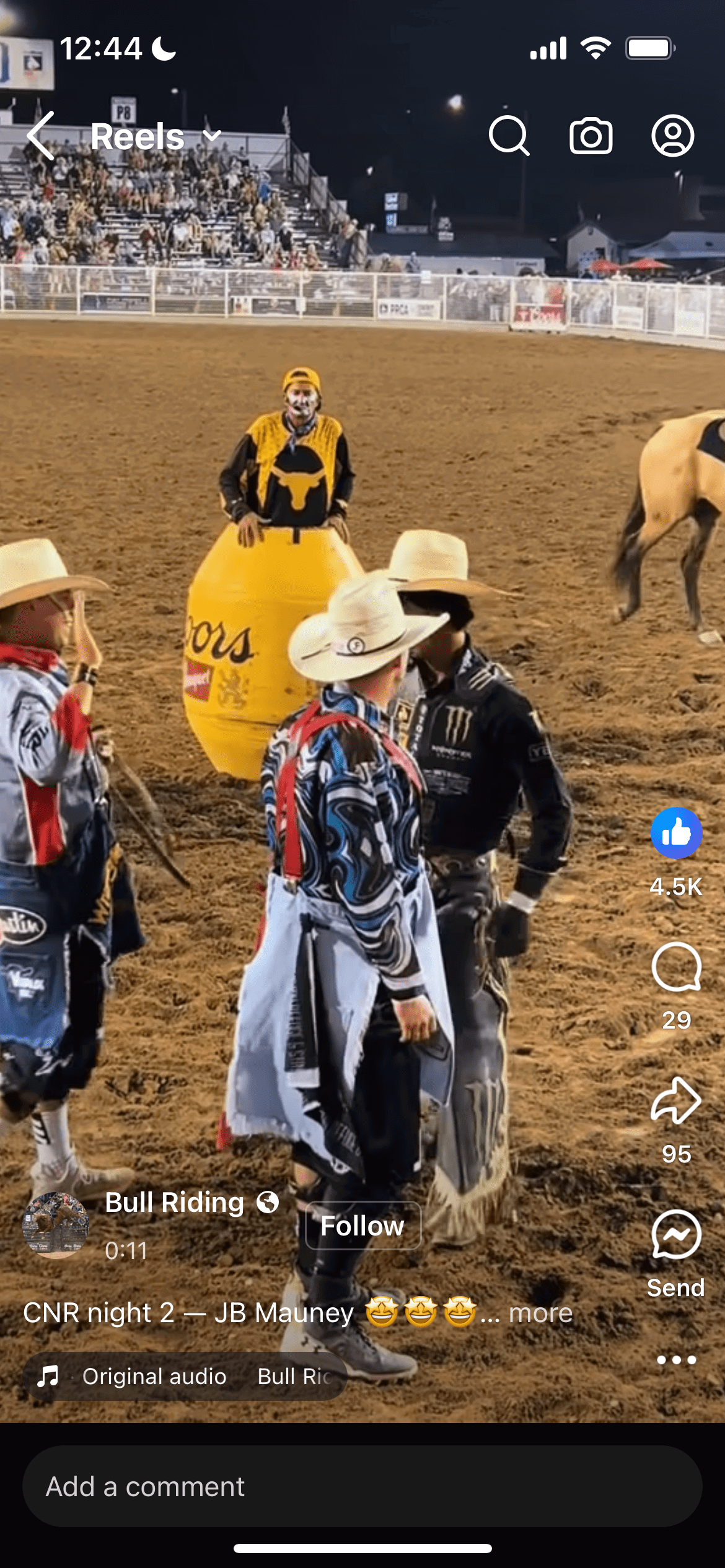 Album by DirtyDaddyFunStuff with the username @DirtyDaddyPorn, who is a verified user,  June 13, 2024 at 6:48 PM and the text says '#Rodeo #sports #leather #cowboys #countryboys #rough'