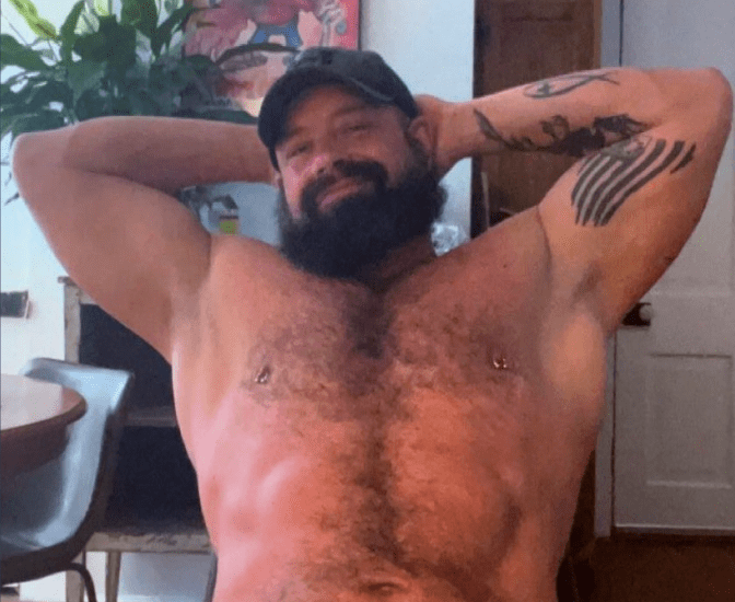 Photo by DirtyDaddyFunStuff with the username @DirtyDaddyPorn, who is a verified user,  April 30, 2024 at 10:25 PM and the text says 'Hot Mix 5 #buff #muscles #hairy #bears #otters #cum'