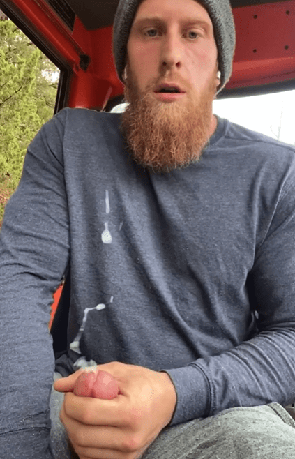 Photo by DirtyDaddyFunStuff with the username @DirtyDaddyPorn, who is a verified user,  February 15, 2024 at 12:55 AM and the text says '#gingers 2  #farmer #countryboy #redhead #hung #cum #cumshot'