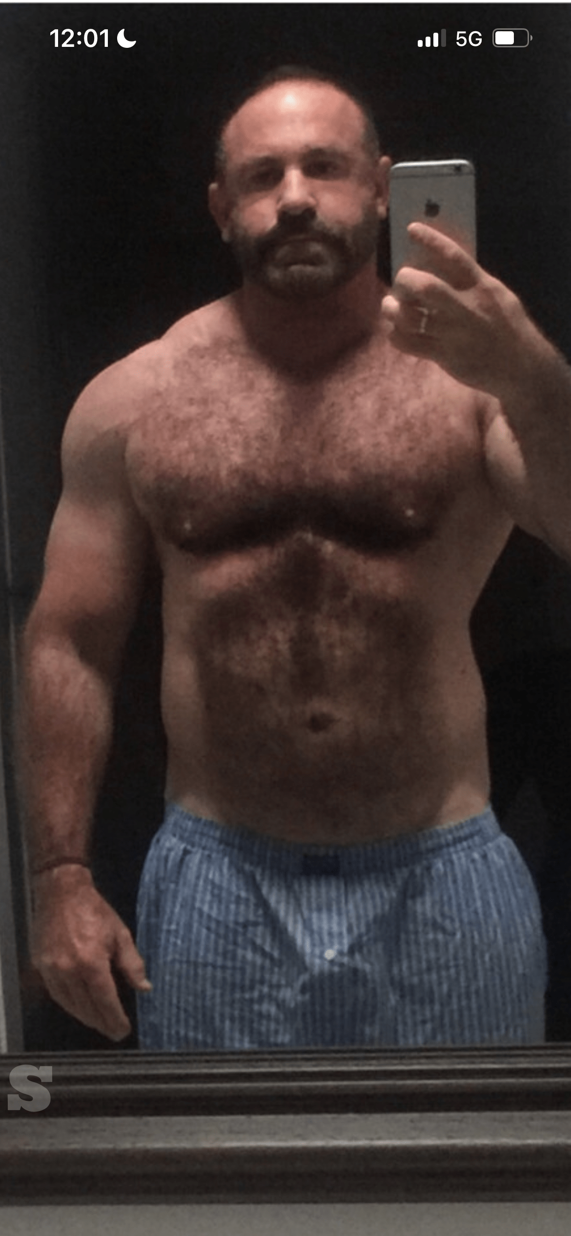 Photo by DirtyDaddyFunStuff with the username @DirtyDaddyPorn, who is a verified user,  March 13, 2024 at 9:16 PM and the text says '#vintage and #hollywood and #hairy and #sports'