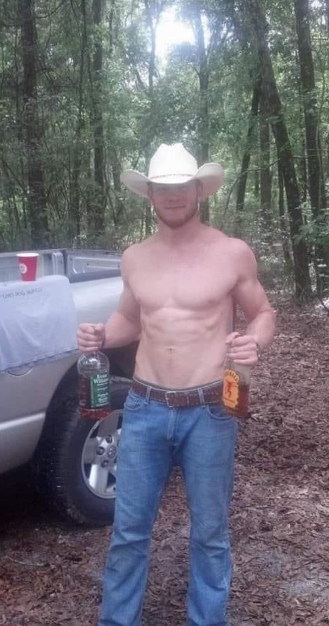 Album by DirtyDaddyFunStuff with the username @DirtyDaddyPorn, who is a verified user,  June 21, 2024 at 11:05 PM and the text says '#redneck #countryboys 2'