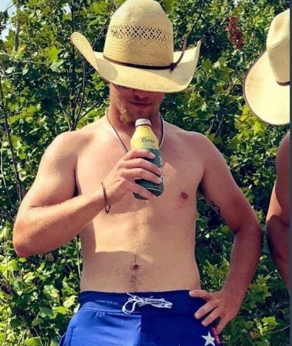 Photo by DirtyDaddyFunStuff with the username @DirtyDaddyPorn, who is a verified user,  January 28, 2024 at 7:41 PM and the text says '#Cowboys and #countryboys 33'