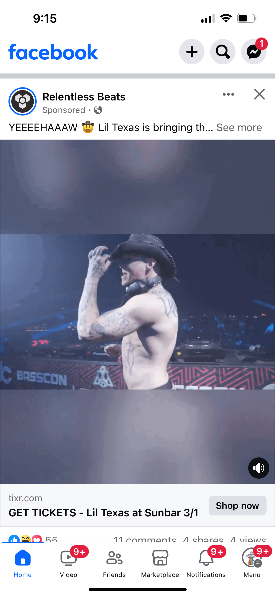 Album by DirtyDaddyFunStuff with the username @DirtyDaddyPorn, who is a verified user,  June 19, 2024 at 1:04 AM and the text says '#cowboy #muscles #sports'