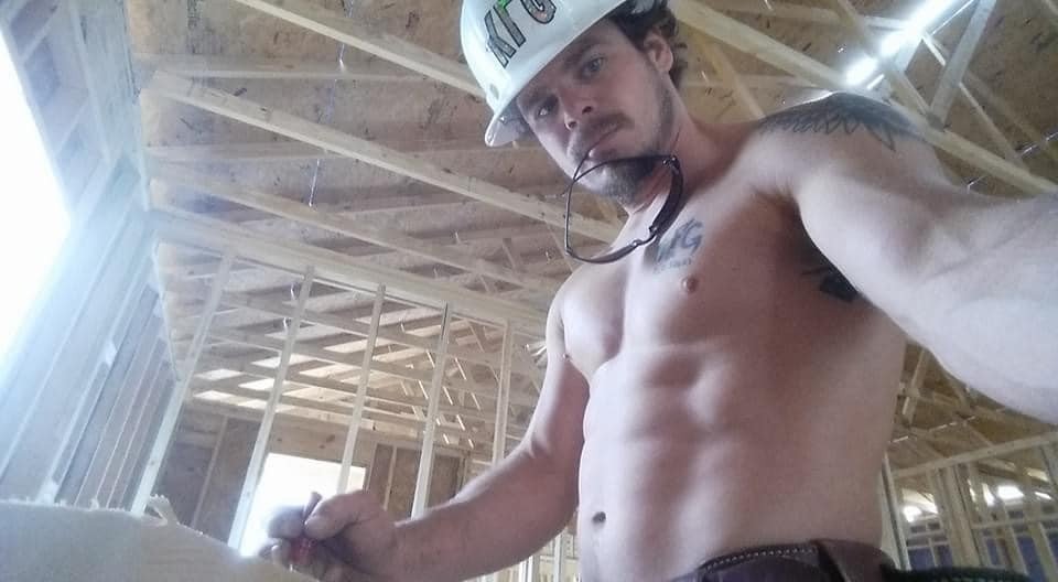 Photo by DirtyDaddyFunStuff with the username @DirtyDaddyPorn, who is a verified user,  January 8, 2024 at 10:22 PM and the text says '#Rugged #cowboys and #countryboys.  #muscles #tats #beards #construction'