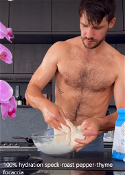Photo by DirtyDaddyFunStuff with the username @DirtyDaddyPorn, who is a verified user,  May 22, 2024 at 12:38 AM and the text says '#hairy #otter #chef'