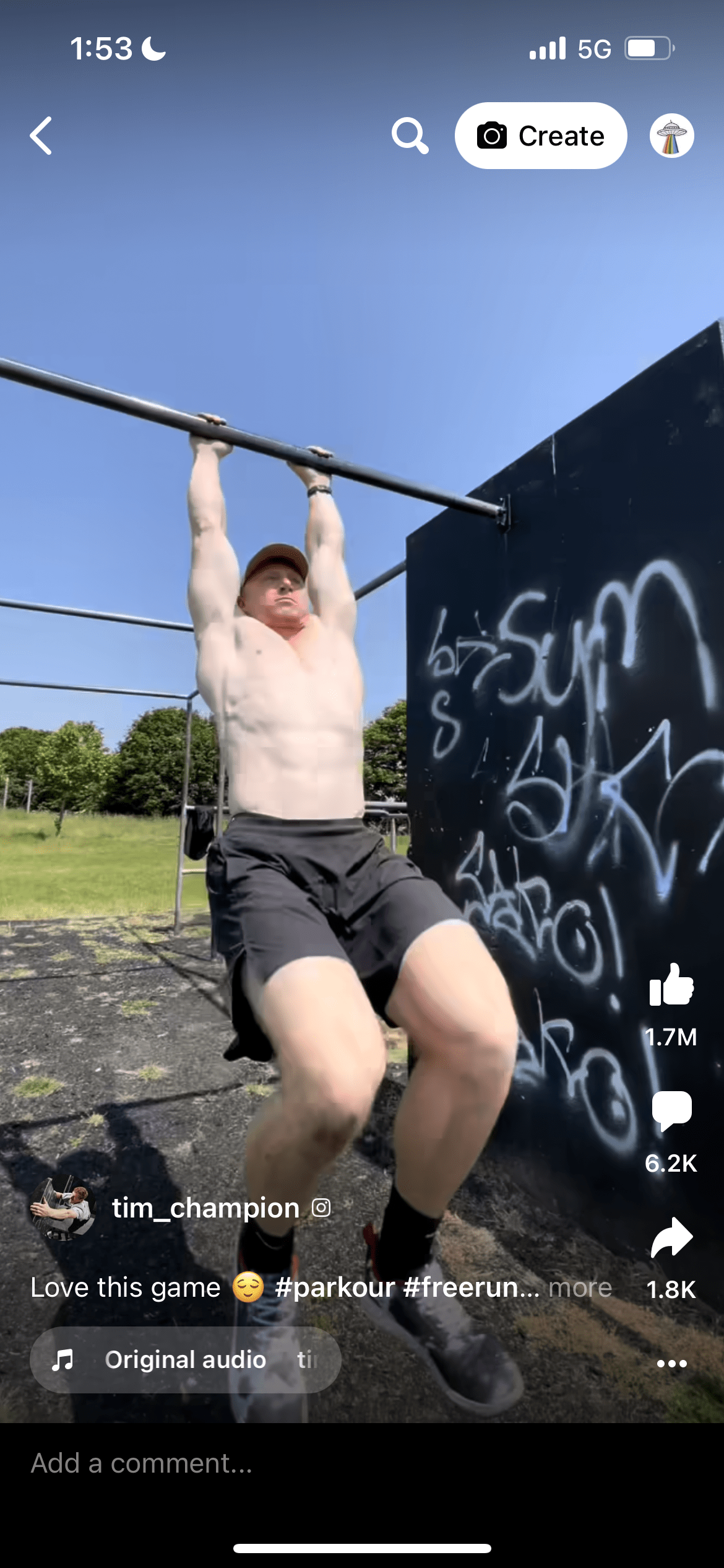 Photo by DirtyDaddyFunStuff with the username @DirtyDaddyPorn, who is a verified user,  February 20, 2024 at 8:35 PM and the text says 'Jump, Red!  Jump!  #gingers #redheads #muscles #sports #fitness #buff #armpits #legs'