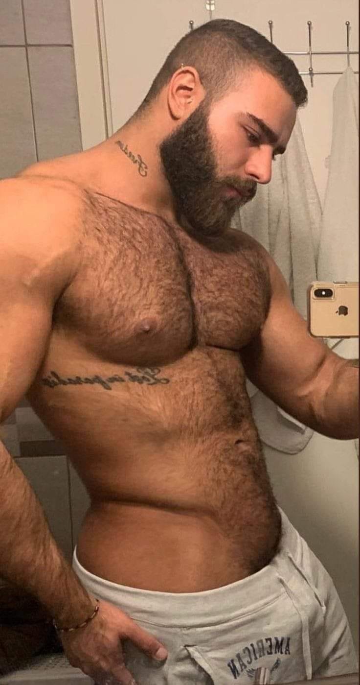 Album by DirtyDaddyFunStuff with the username @DirtyDaddyPorn, who is a verified user,  July 3, 2024 at 11:54 PM and the text says '#hairy #muscles 12'