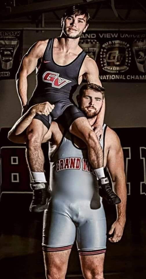 Photo by DirtyDaddyFunStuff with the username @DirtyDaddyPorn, who is a verified user,  February 5, 2024 at 9:17 PM and the text says 'Wrestling isn't gay  #wrestling #uniforms #sports'