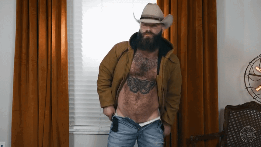 Photo by DirtyDaddyFunStuff with the username @DirtyDaddyPorn, who is a verified user,  April 12, 2024 at 12:36 AM and the text says 'Hairy Butch Cowboy Jock PHOTO SET #jock #jockstrap #hairy #beard #bears #tats #jerkoff #ass #buttplug #cowboy #butch #manly #armpits #shower #cum #cumshots #nipples'