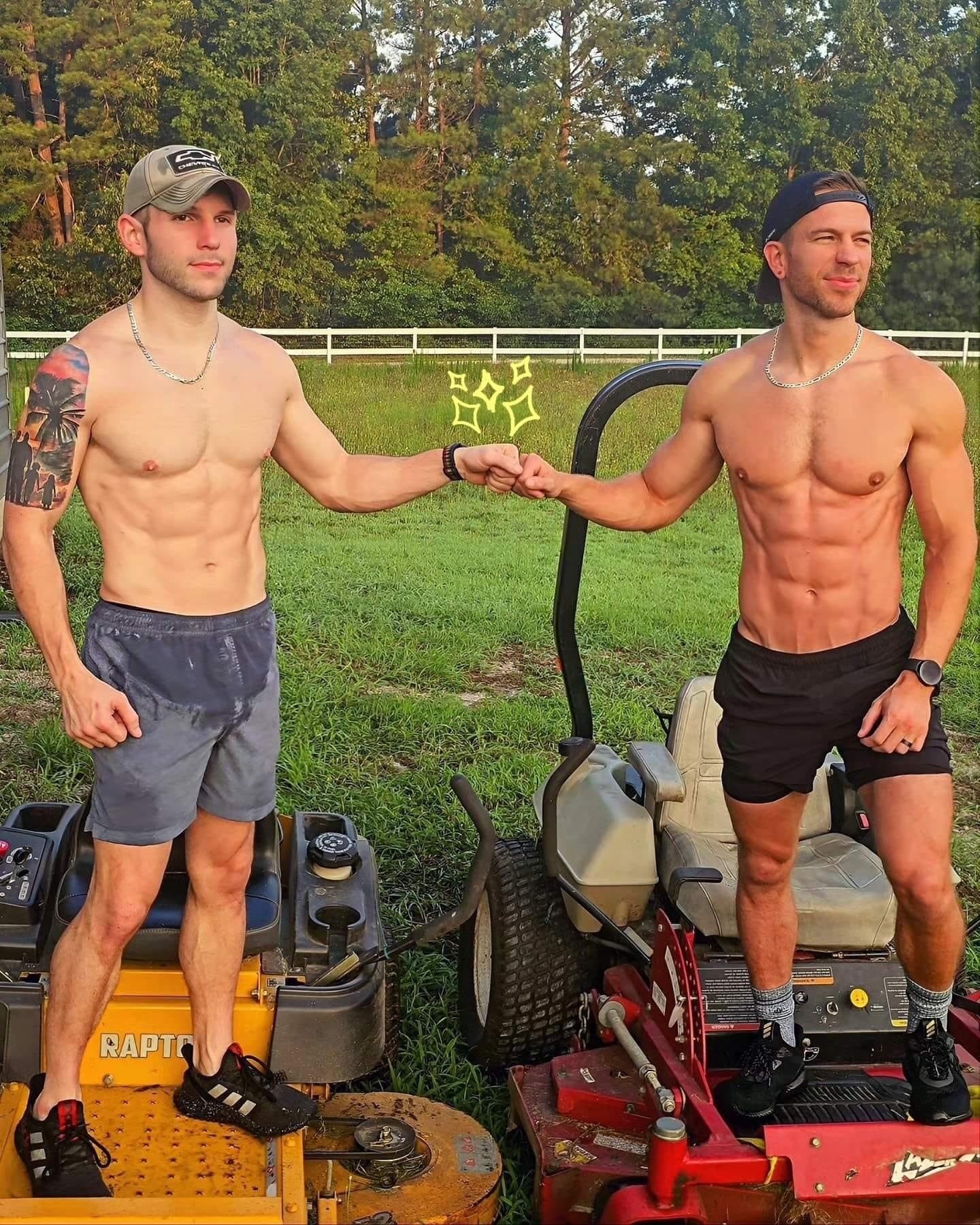 Album by DirtyDaddyFunStuff with the username @DirtyDaddyPorn, who is a verified user,  May 22, 2024 at 12:38 AM and the text says 'Hot #countryboys'