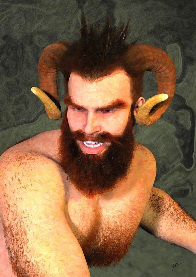 Album by DirtyDaddyFunStuff with the username @DirtyDaddyPorn, who is a verified user,  January 9, 2024 at 10:05 PM and the text says '#hairy #satyr #manly #butch #horny #halloween 6'