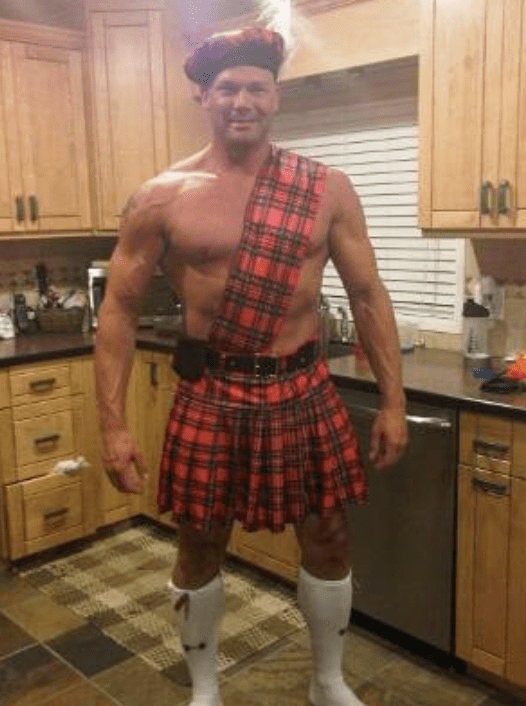 Photo by DirtyDaddyFunStuff with the username @DirtyDaddyPorn, who is a verified user,  May 1, 2024 at 12:26 AM and the text says '#kilts 3'