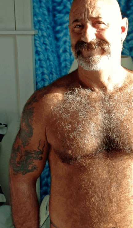 Watch the Photo by DirtyDaddyFunStuff with the username @DirtyDaddyPorn, who is a verified user, posted on February 15, 2024 and the text says 'Hairy hunks.  #daddies #cum #cumshots #hung #bears #beefy #public'