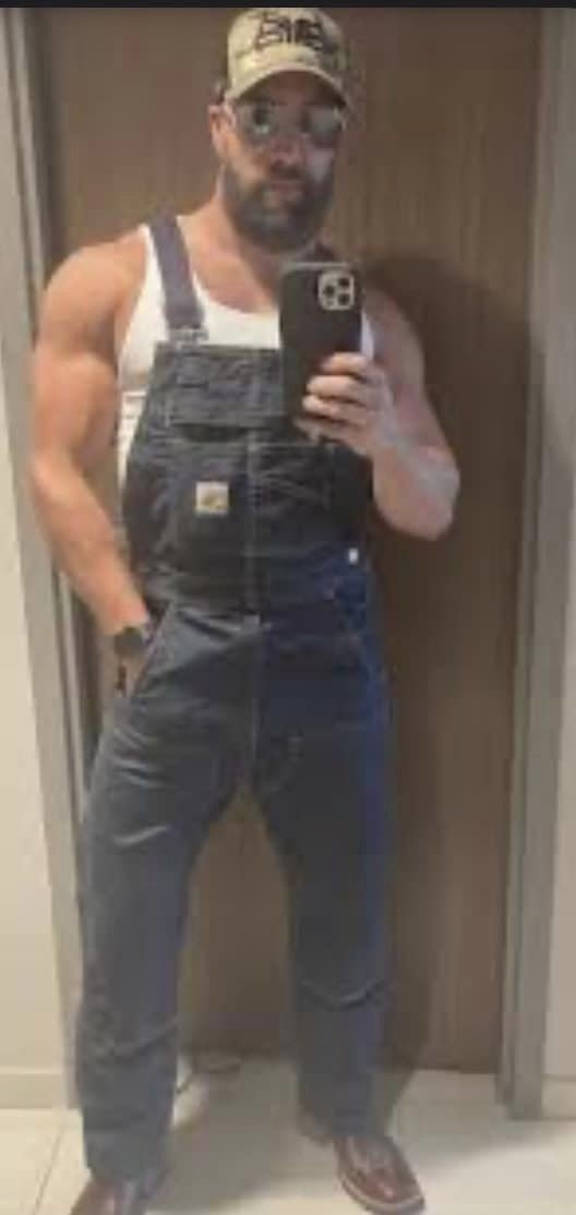 Photo by DirtyDaddyFunStuff with the username @DirtyDaddyPorn, who is a verified user,  January 9, 2024 at 6:17 PM and the text says '#farmers #countryboys #cowboys'