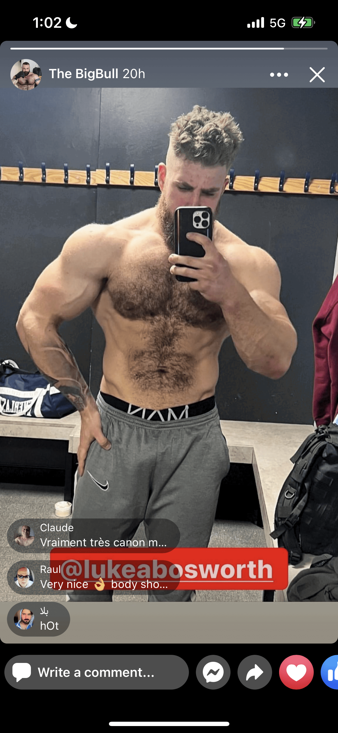 Photo by DirtyDaddyFunStuff with the username @DirtyDaddyPorn, who is a verified user,  February 19, 2024 at 7:18 PM and the text says 'Ripped Muscles and #amrpits and #abs and #stubble..'