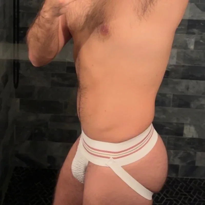 Photo by DirtyDaddyFunStuff with the username @DirtyDaddyPorn, who is a verified user,  April 22, 2024 at 9:10 PM and the text says 'JOCKSTRAPS!!!  #jocks #jockstraps #underwear #sports #gear #uniform #bears #hairy #muscles'
