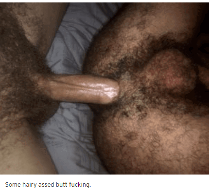 Album by DirtyDaddyFunStuff with the username @DirtyDaddyPorn, who is a verified user,  January 22, 2024 at 7:45 PM and the text says '#hairy and hot men 12'