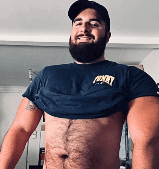 Album by DirtyDaddyFunStuff with the username @DirtyDaddyPorn, who is a verified user,  May 1, 2024 at 12:51 AM and the text says 'Men 7 #hairy #muscles #Daddies'