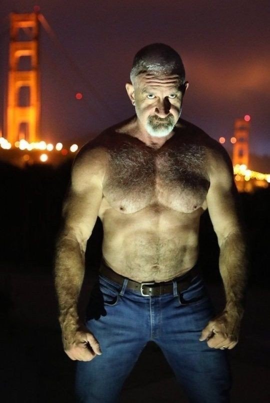 Album by DirtyDaddyFunStuff with the username @DirtyDaddyPorn, who is a verified user,  June 30, 2024 at 8:51 PM and the text says 'Hot #daddies #muscles #hairy'