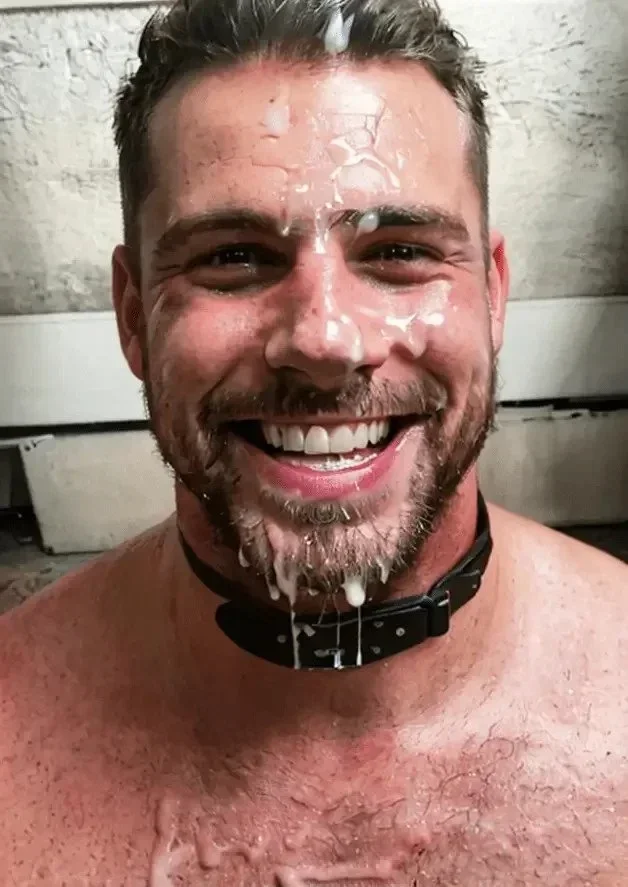 Photo by DirtyDaddyFunStuff with the username @DirtyDaddyPorn, who is a verified user,  April 8, 2024 at 1:28 AM and the text says 'Cumface #facials #cum #stubble'