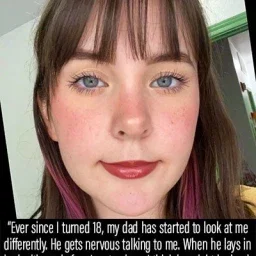 Photo by IWantYouToFuckMyWife with the username @IWantYouToFuckMyWife, who is a verified user,  March 26, 2024 at 5:01 AM. The post is about the topic daddaughterlove and the text says '#dadanddaughter #daddaughterlove #brunette #teen #fatherdaughter #ithinkmydadwantstofuckme #thoseeyesthough #shes18'