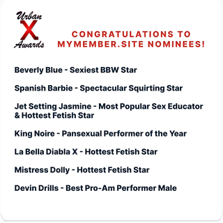 Shared Photo by mymember.site with the username @mymember.site, who is a brand user,  July 10, 2024 at 7:24 PM and the text says 'NEW voting link: https://urbanxawards.com/fan-voting

Vote for these amazing creators until August 5'