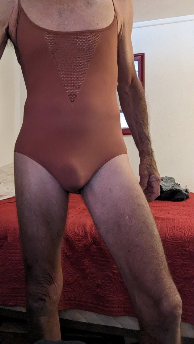 Photo by Pantyman6216 with the username @Pantyman6216, who is a verified user,  August 26, 2024 at 5:54 PM and the text says 'new bodysuit'