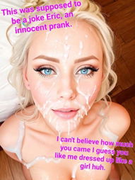 Photo by CockClimber with the username @CockClimber,  October 27, 2023 at 6:00 PM. The post is about the topic Sissy and the text says 'just a prank'