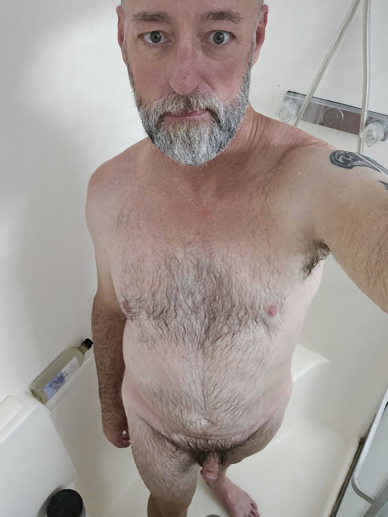 Album by PascoGuy with the username @PascoGuy, who is a verified user,  May 19, 2024 at 8:40 PM. The post is about the topic Gay and the text says 'Washing off the day'