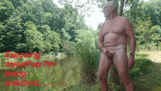 Photo by ExposedJacker2 with the username @ExposedJacker2, who is a verified user,  June 18, 2024 at 1:25 PM. The post is about the topic GayExTumblr and the text says 'Another day at the nudist campground.  I exposed my erect cock and jerked off while others looked on....'
