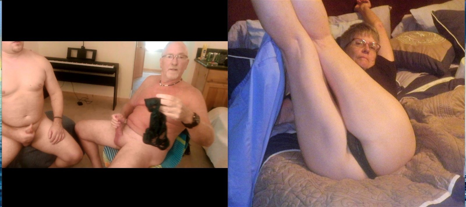 Shared Photo by ExposedJacker2 with the username @ExposedJacker2, who is a verified user,  April 15, 2024 at 3:41 PM. The post is about the topic Tributing and cumming on babes and the text says 'A bud and I spent a cam session masturbating to pics of my wife while playing with the same panties she wore in the pics'