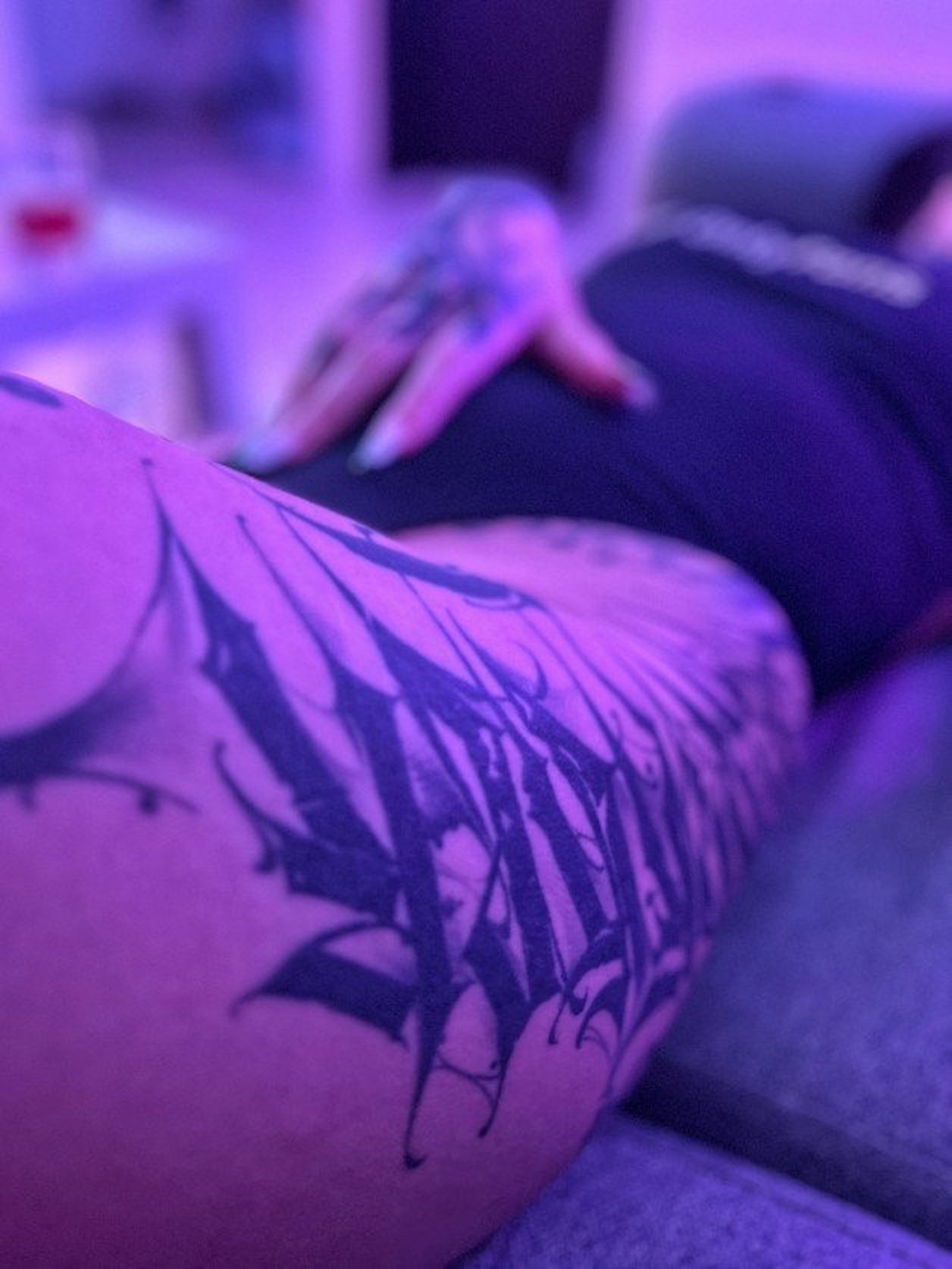Photo by SADGARLIC with the username @sadgarlic, who is a star user,  January 29, 2024 at 8:41 AM. The post is about the topic Tattoo and the text says 'do you like inked sluts?'