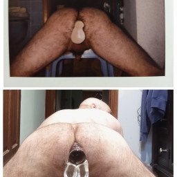 Photo by NakedBiguy with the username @NakedBiguy, who is a verified user,  May 10, 2024 at 11:15 AM. The post is about the topic Men using dildos/plugs and the text says 'Past and Present'
