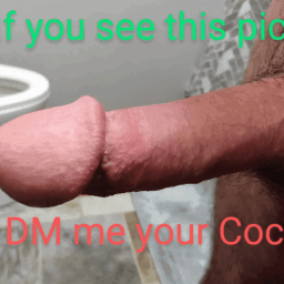 Shared Photo by NakedBiguy with the username @NakedBiguy, who is a verified user,  May 7, 2024 at 7:25 PM and the text says 'Hell Yeah, send them cock pics!!!'