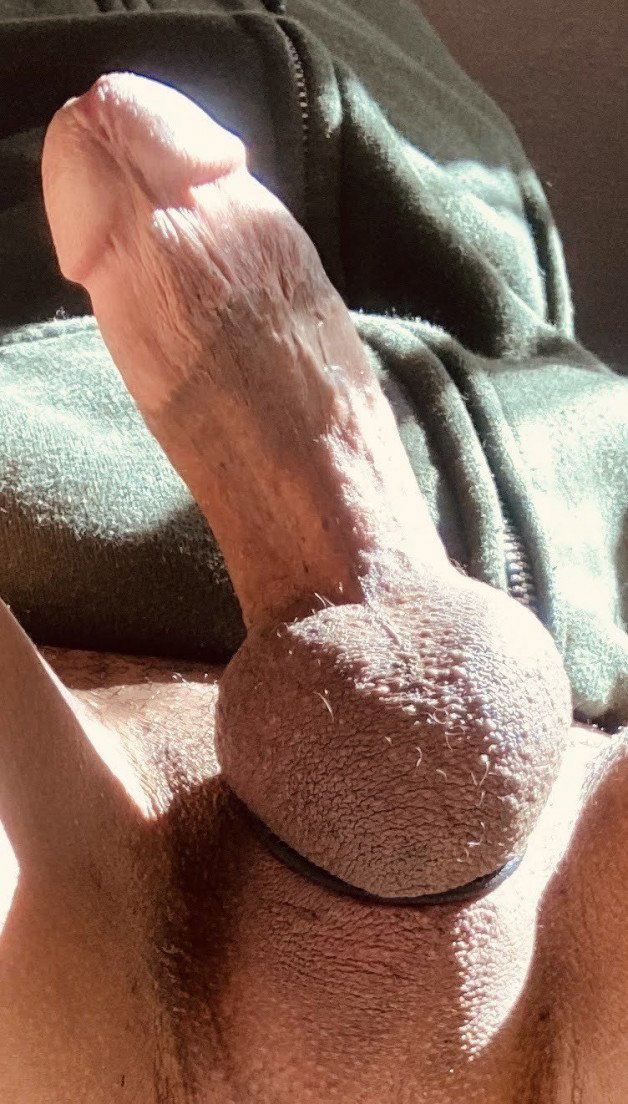 Photo by Magnusbigg with the username @magnusbigg, who is a verified user,  January 13, 2024 at 8:03 PM. The post is about the topic Huge Cocks and the text says 'Big cock close-up ready to be used #cock #balls #cockrings #horny #boner'