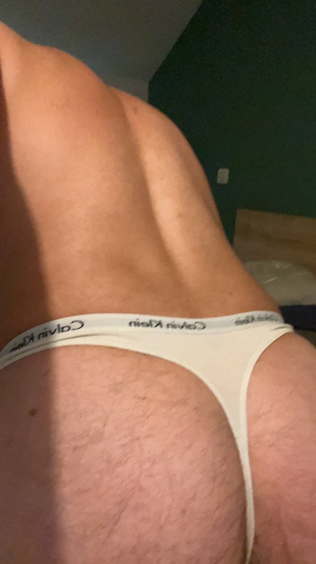 Photo by Whitetap666 with the username @Whitetap666, who is a verified user,  July 15, 2024 at 6:34 AM and the text says 'My thong of the day ☺️'